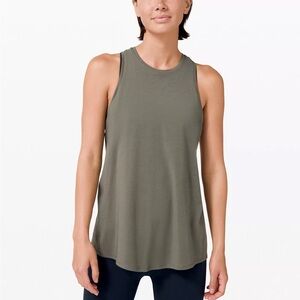 Lululemon All Tied Up Tank Grey Sage size 8